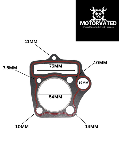 Complete Engine Gasket Set (54mm) 125cc DIRT BIKE QUAD