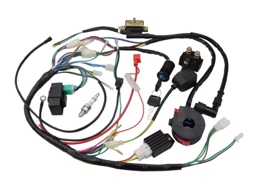 Ignition Wiring Kit (8pc) Electric Start 50cc-125cc DIRT BIKE ATV PIT BIKE GO KART